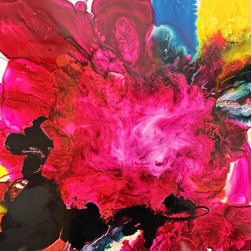 Flower Life van Daniel PAUGAM, Schilderij te koop op Singulart
