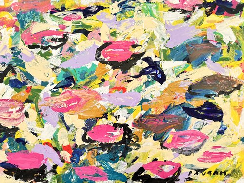 Les nénuphars à midi von Daniel PAUGAM, Malerei kaufen auf Singulart