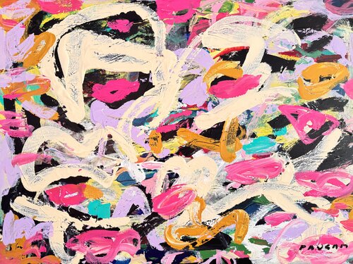Jouant dans le ciel 2 par Daniel PAUGAM, Peinture en vente sur Singulart
