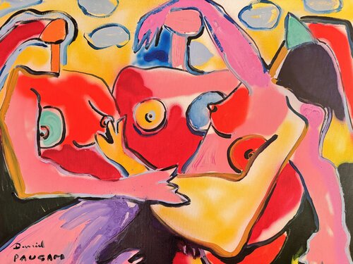 Touche - téton osé di Daniel PAUGAM, Pittura in vendita su Singulart