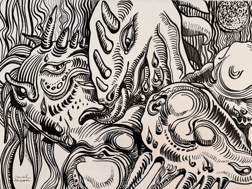 Le réchauffement de la planète par Daniel PAUGAM, Peinture en vente sur Singulart