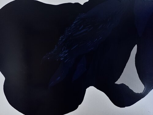 La bête bleue 1/2 di Daniel PAUGAM, Pittura in vendita su Singulart
