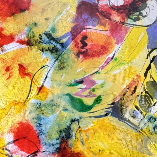 Le jardin heureux 2 von Daniel PAUGAM, Malerei kaufen auf Singulart