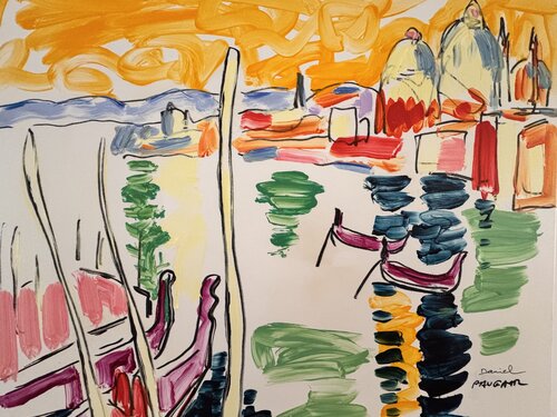 Venise 13 par Daniel PAUGAM, Peinture en vente sur Singulart