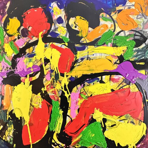 Nénuphars extrêmes par Daniel PAUGAM, Peinture en vente sur Singulart