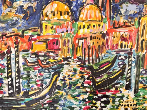 Venise 17 de Daniel PAUGAM, Pintura a la venta en Singulart