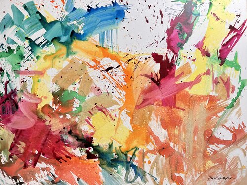 La descente du ciel 1 von Daniel PAUGAM, Malerei kaufen auf Singulart