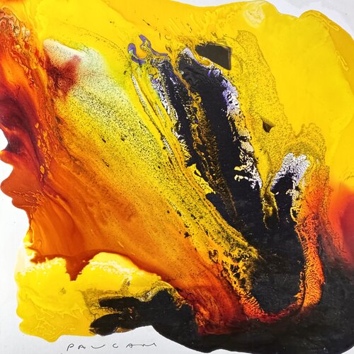 Influence jaune et rouge de Daniel PAUGAM, Pintura a la venta en Singulart