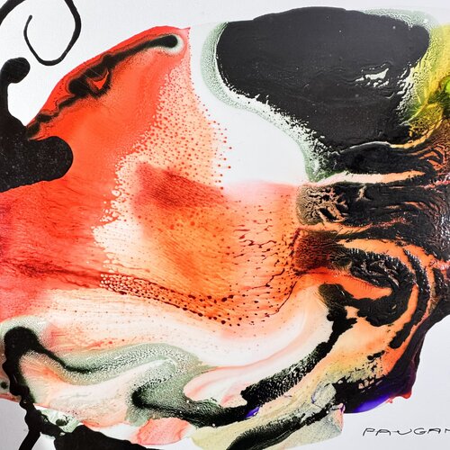 Le papillon dansant par Daniel PAUGAM, Peinture en vente sur Singulart