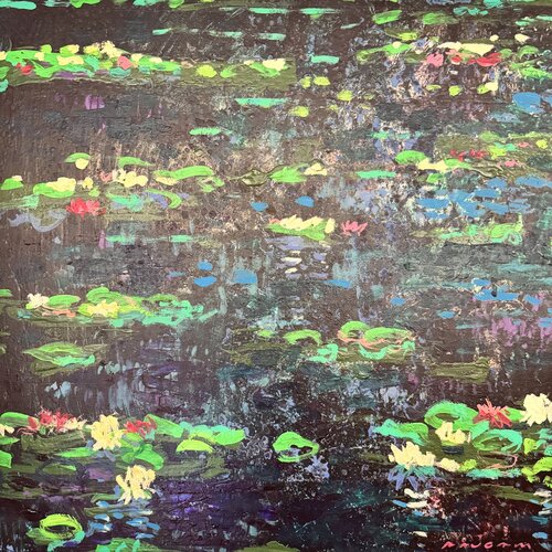 Les nénuphars crèmes Daniel PAUGAM