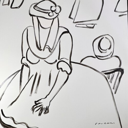 2 chapeaux (1 ) par Daniel PAUGAM, Peinture en vente sur Singulart
