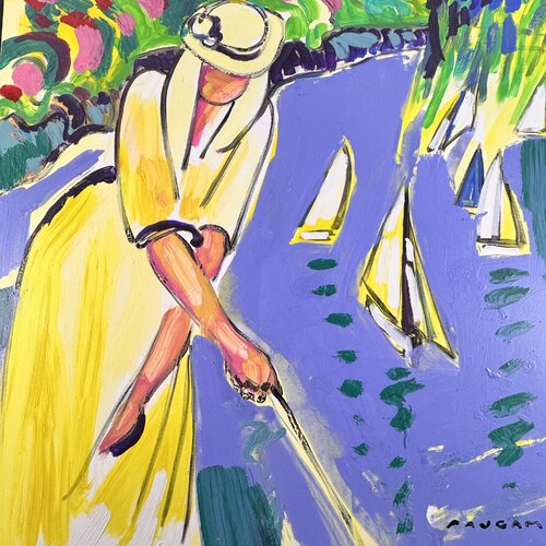 Le bassin à maquettes di Daniel PAUGAM, Pittura in vendita su Singulart