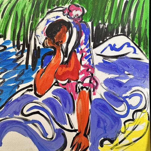 La robe de soie par Daniel PAUGAM, Peinture en vente sur Singulart