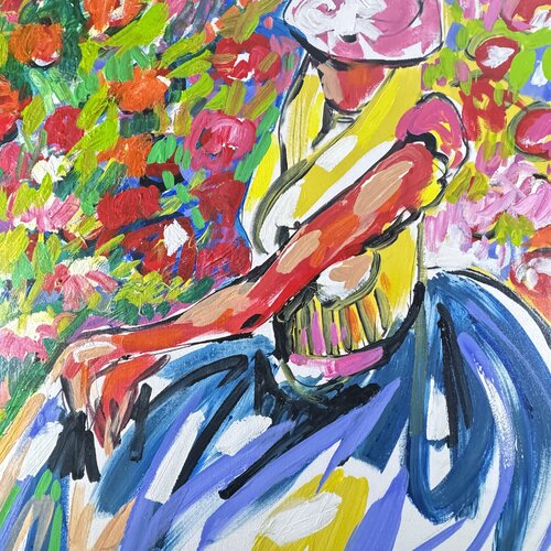 Les roses taillées van Daniel PAUGAM, Schilderij te koop op Singulart