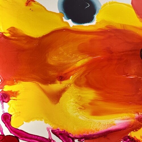 Le soleil bleu par Daniel PAUGAM, Peinture en vente sur Singulart