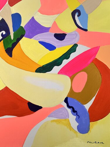 La rencontre joyeuse par Daniel PAUGAM, Peinture en vente sur Singulart