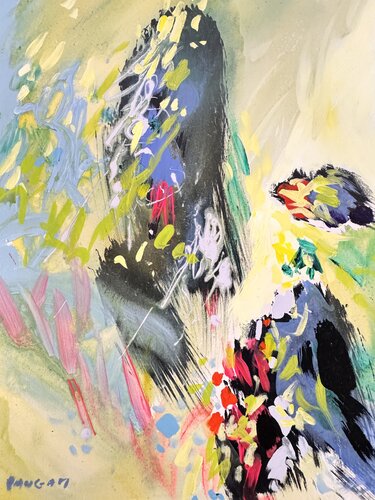 Le ressac jaune von Daniel PAUGAM, Malerei kaufen auf Singulart