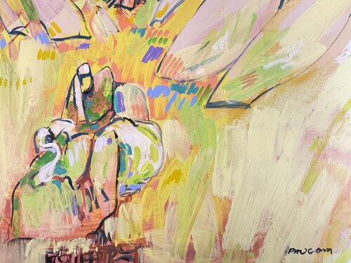 Régate jaune par Daniel PAUGAM, Peinture en vente sur Singulart