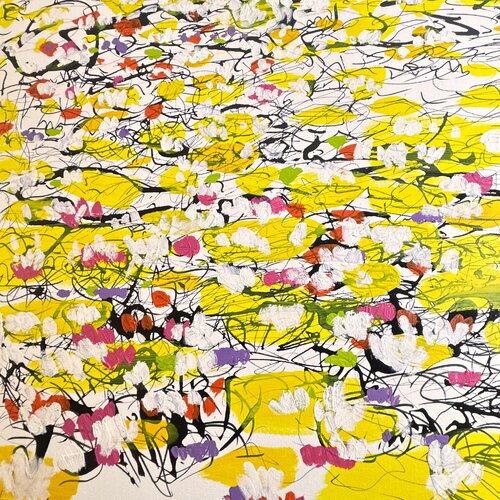 Les nymphéas jaunes 1 par Daniel PAUGAM, Peinture en vente sur Singulart