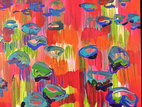 Les nénuphars pacifiques 1 von Daniel PAUGAM, Malerei kaufen auf Singulart