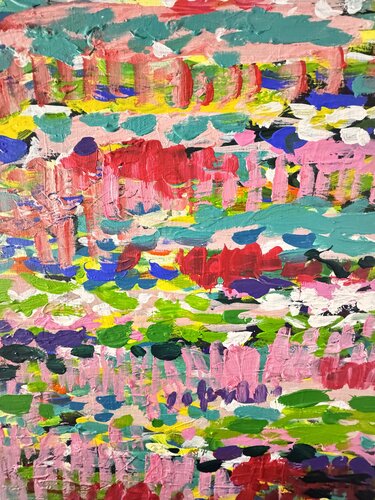 Les nénuphars pacifiques 12 par Daniel PAUGAM, Peinture en vente sur Singulart