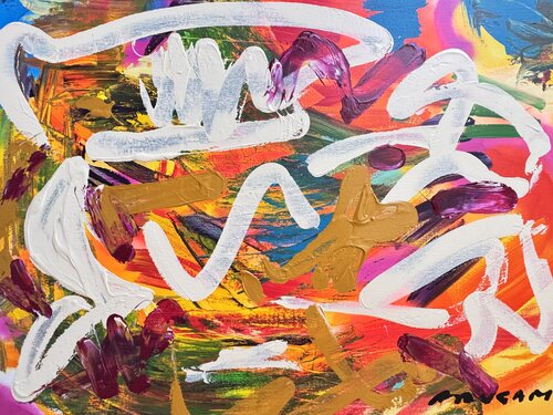 Playing in the sky 3 par Daniel PAUGAM, Peinture en vente sur Singulart