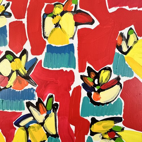 Explosion de nénuphars 3 par Daniel PAUGAM, Peinture en vente sur Singulart