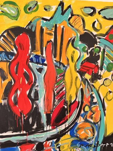 Vaucluse 92 par Daniel PAUGAM, Peinture en vente sur Singulart