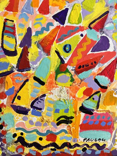 La course de voiliers rouges par Daniel PAUGAM, Peinture en vente sur Singulart