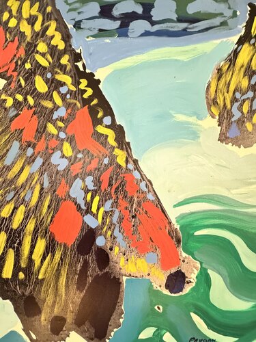 La falaise ruisselante par Daniel PAUGAM, Peinture en vente sur Singulart