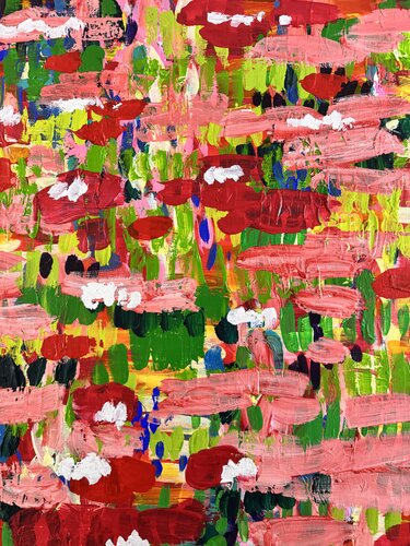 Les nénuphars pacifiques 20 van Daniel PAUGAM, Schilderij te koop op Singulart