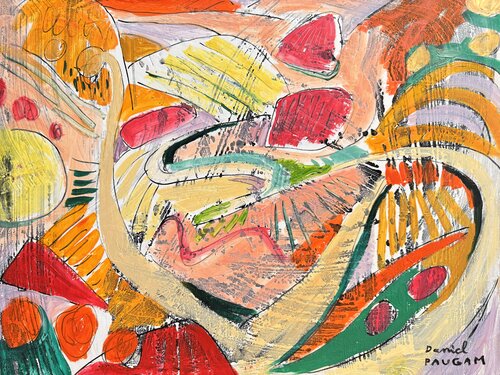 Champs à Bulat 2 par Daniel PAUGAM, Peinture en vente sur Singulart
