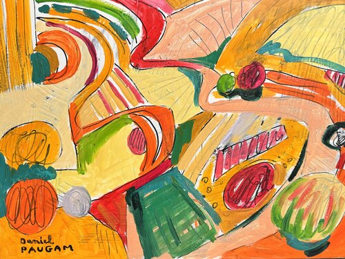 Champs à Bulat di Daniel PAUGAM, Pittura in vendita su Singulart