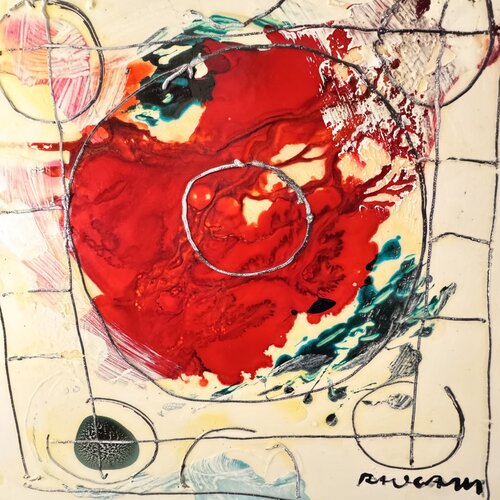 L’œil rouge par Daniel PAUGAM, Peinture en vente sur Singulart