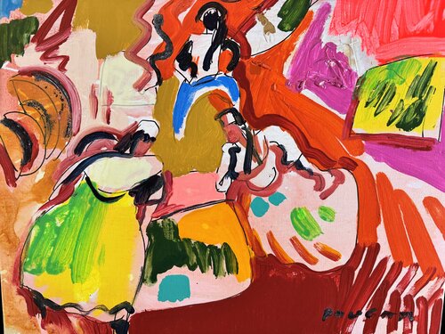Méditation sur la toile von Daniel PAUGAM, Malerei kaufen auf Singulart