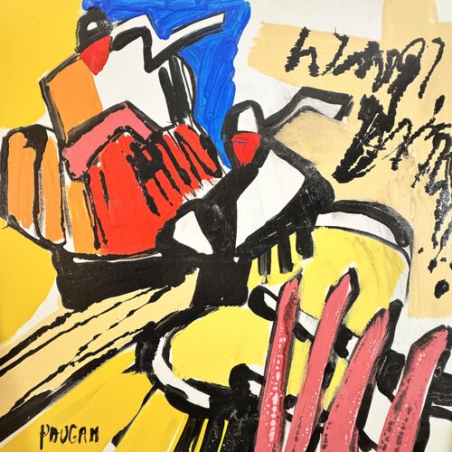 La barrière peinte by Daniel PAUGAM, Painting for Sale on Singulart
