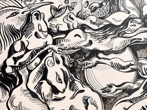 Rester horizontal van Daniel PAUGAM, Schilderij te koop op Singulart