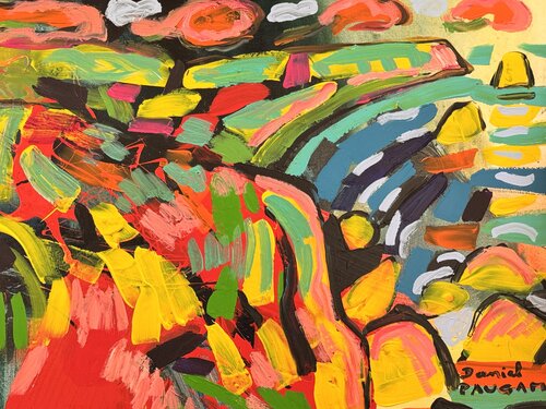Les roches indomptables No 14 par Daniel PAUGAM, Peinture en vente sur Singulart