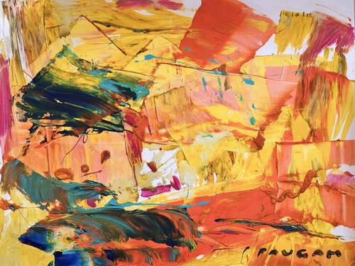 Météorites interplanétaires by Daniel PAUGAM, Painting for Sale on Singulart