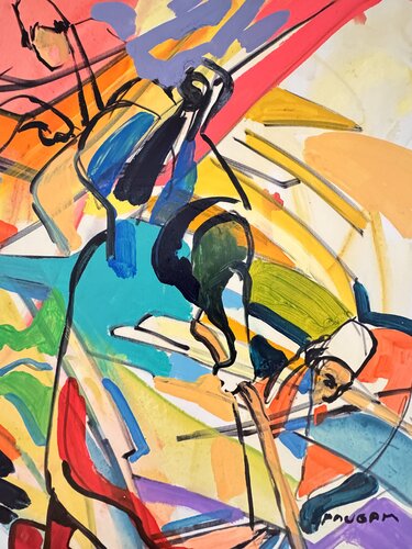 J’irai la voir demain van Daniel PAUGAM, Schilderij te koop op Singulart