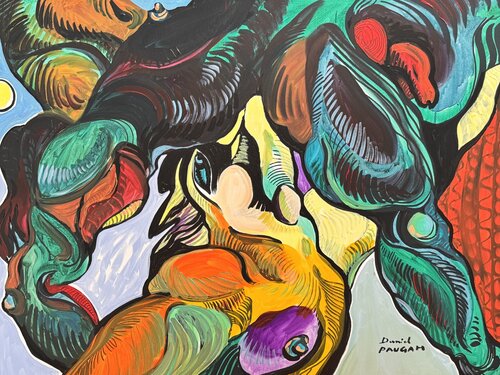 Le transport du défunt di Daniel PAUGAM, Pittura in vendita su Singulart