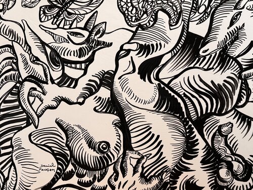 Les gobeurs d’instants van Daniel PAUGAM, Schilderij te koop op Singulart