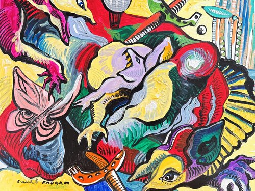 Le gobeur de queue van Daniel PAUGAM, Schilderij te koop op Singulart