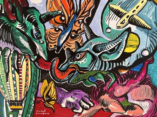 La belle retrouvaille de Daniel PAUGAM, Pintura a la venta en Singulart