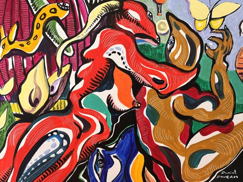 La petite conversation de Daniel PAUGAM, Pintura a la venta en Singulart
