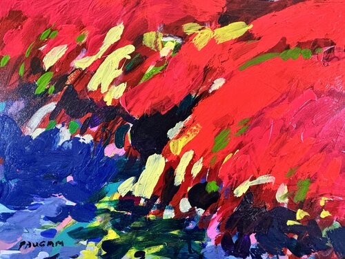 Falaise réfléchissant van Daniel PAUGAM, Schilderij te koop op Singulart