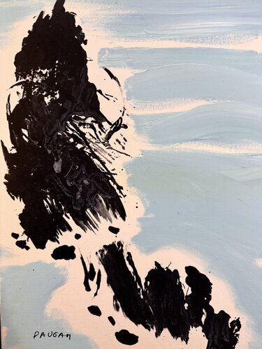 Écume blanche di Daniel PAUGAM, Pittura in vendita su Singulart