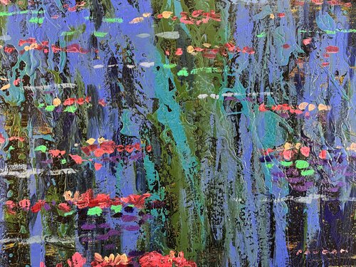 Les nénuphars sauvages par Daniel PAUGAM, Peinture en vente sur Singulart
