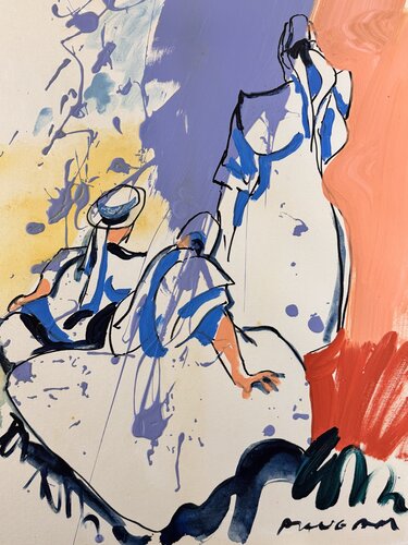 La chute d’eau van Daniel PAUGAM, Schilderij te koop op Singulart
