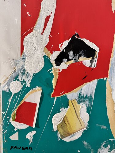 Homme parlant à une femme van Daniel PAUGAM, Schilderij te koop op Singulart